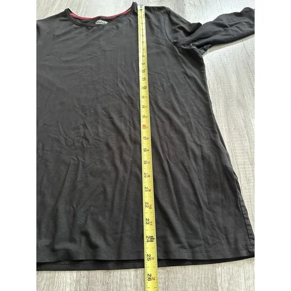 Chicos The Ultimate Tee Women's Size Large Black Long Sleeve T-Shirt Stretch‎ - Picture 6 of 9